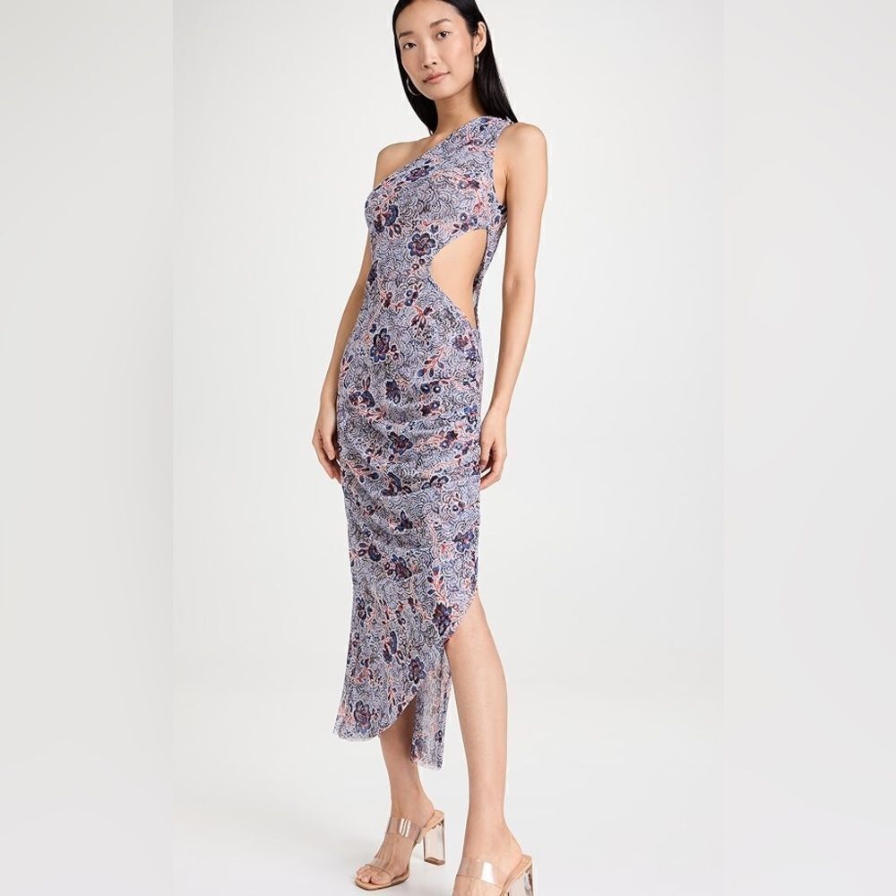 NWT MISA‎ women's size xl Aries Midi dress